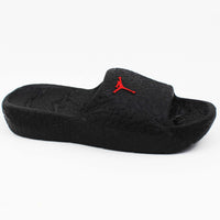 Nike Jordan Franchise Shower Slides "Black-Red"