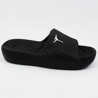 Nike Jordan Franchise Shower Slides "Black-White"