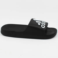 Adilette Aqua Slides "White-Black"