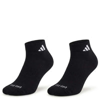Quarter Everyday Socks "Black Adidas Logo"