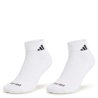 Quarter Everyday Socks "White Adidas Logo"