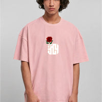 Premium Over Size T-Shirt Heart-Breaker "Rose"