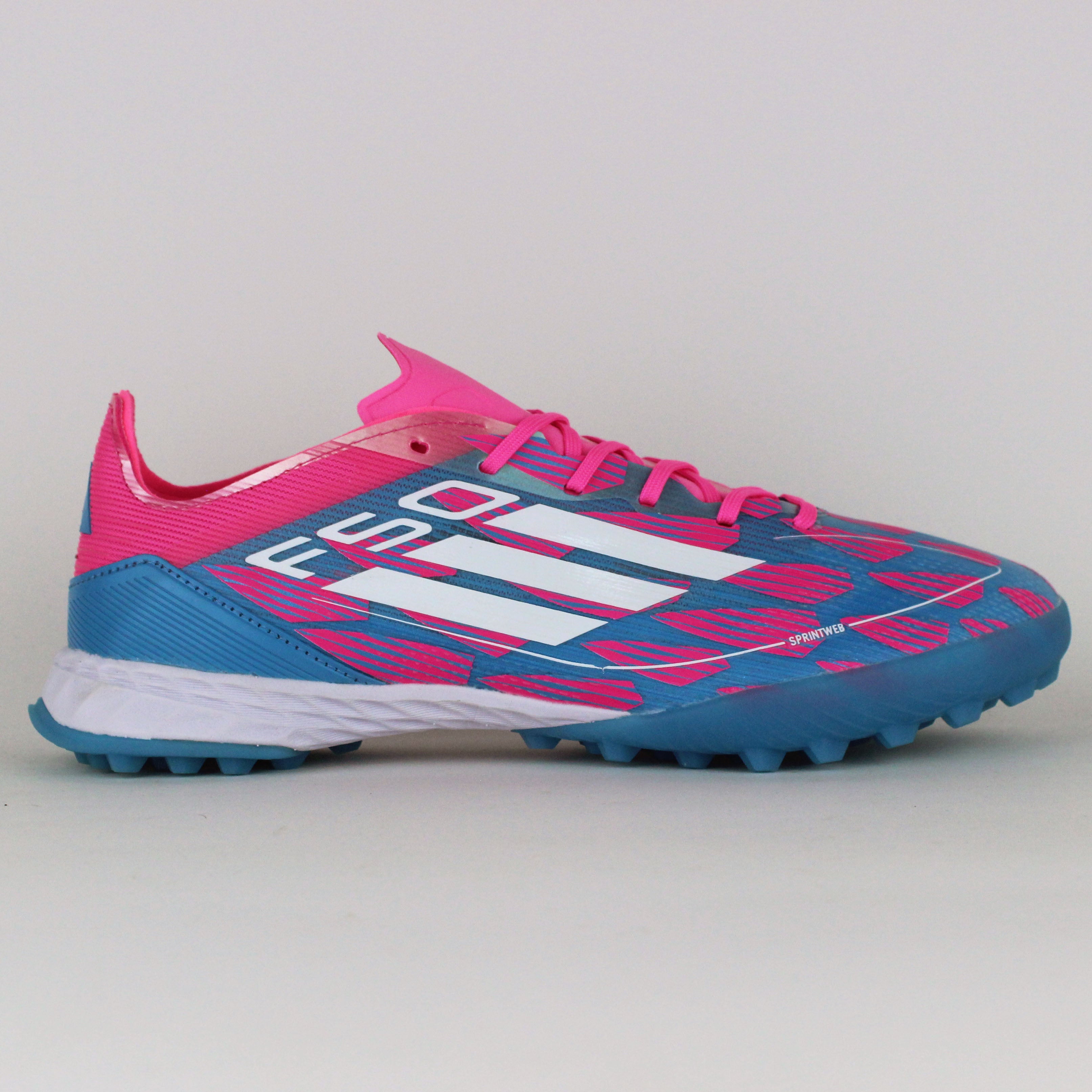 T.Adidas F50 Laces "Blue-Pink"