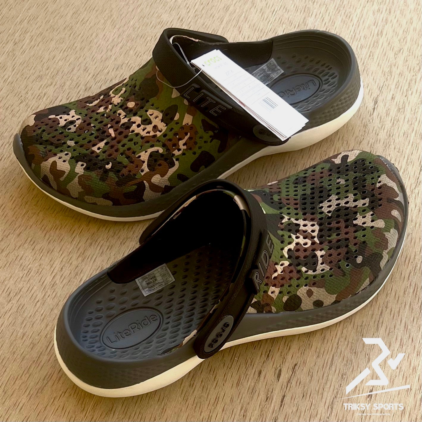 Crocs LiteRide Army-Edition "Dark-Grey"