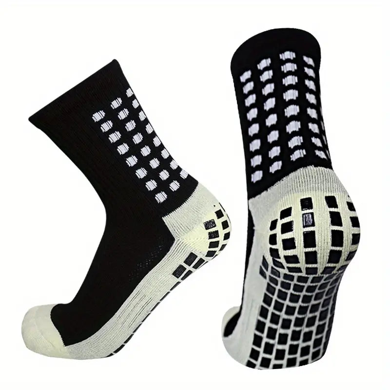 Silicon Training Socks "Dotted-Black-White"