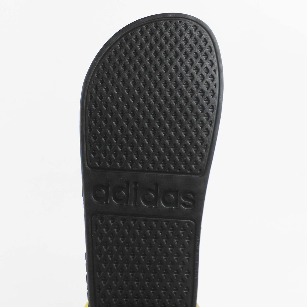 Adilette Aqua Slides "Black-Grey"