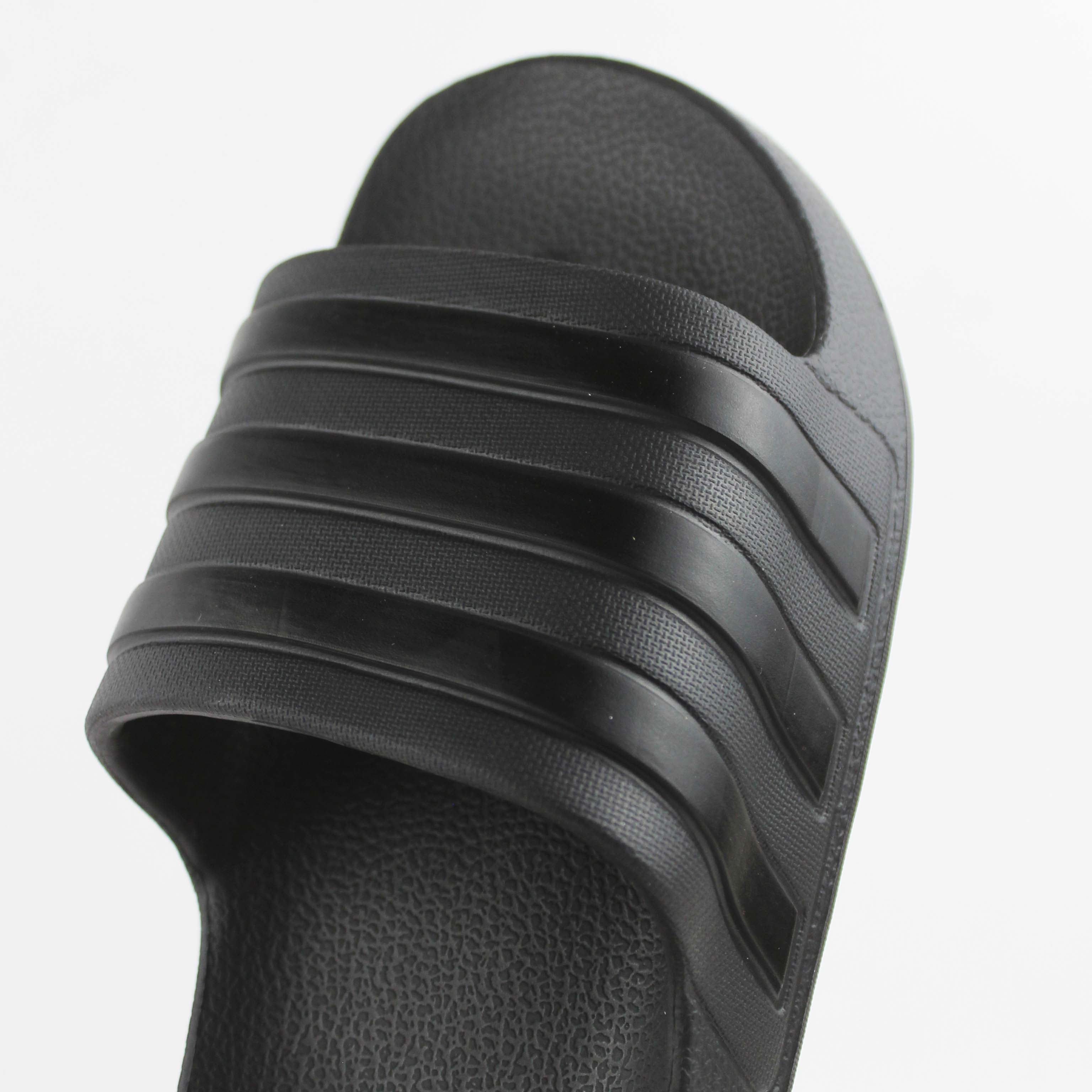 Adilette Aqua Slides "Black-Grey"