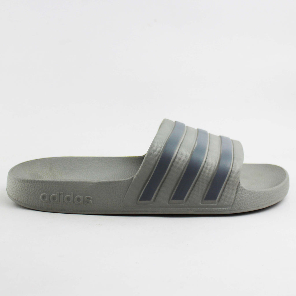 Adilette Aqua Slides "Grey"