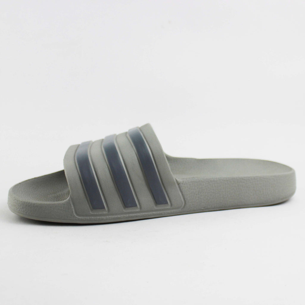 Adilette Aqua Slides "Grey"