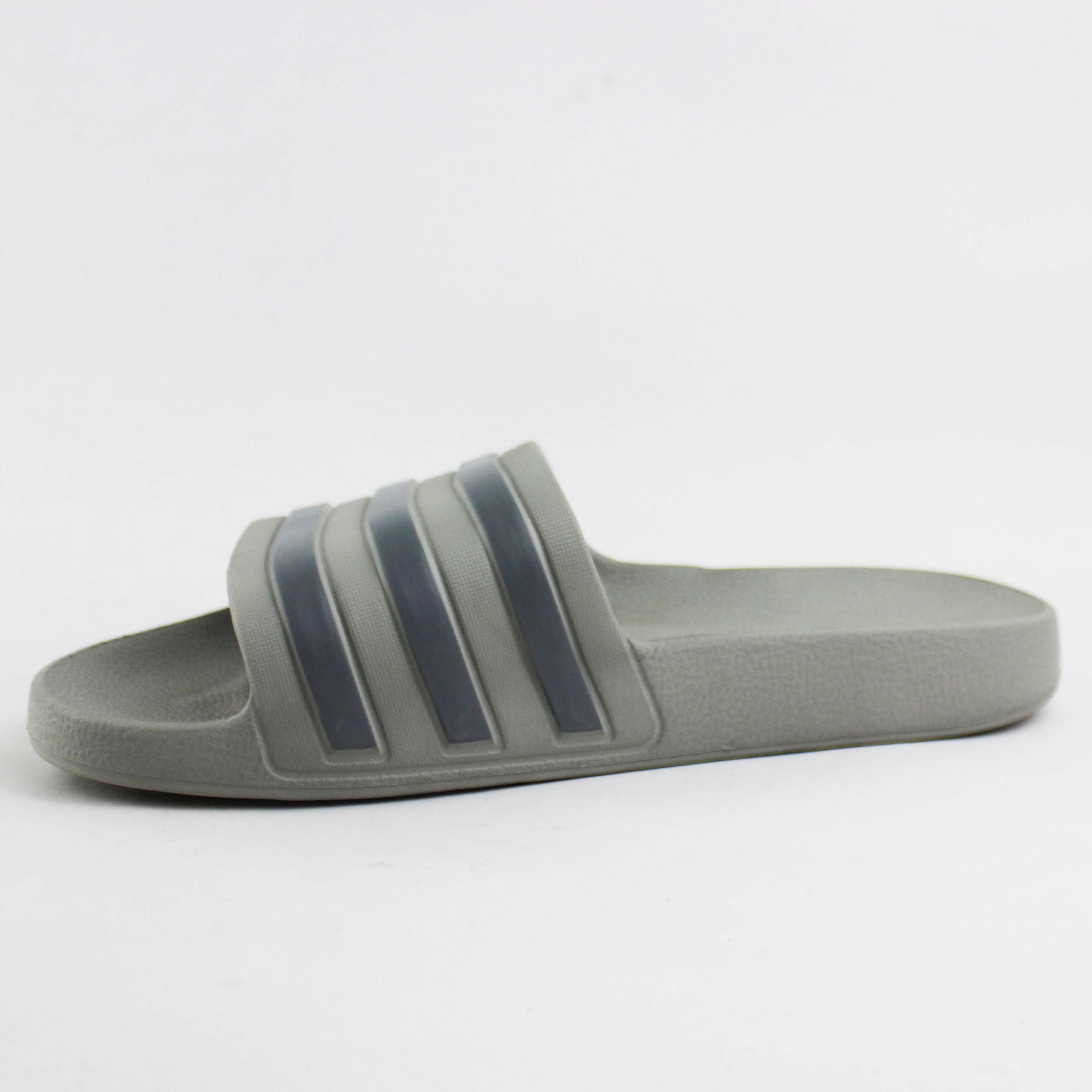 Adilette Aqua Slides "Grey"
