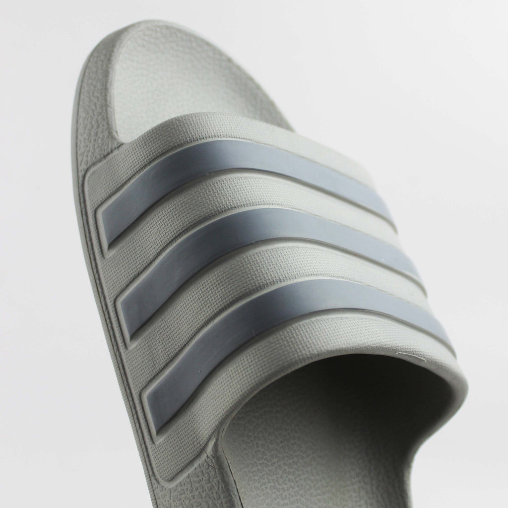 Adilette Aqua Slides "Grey"