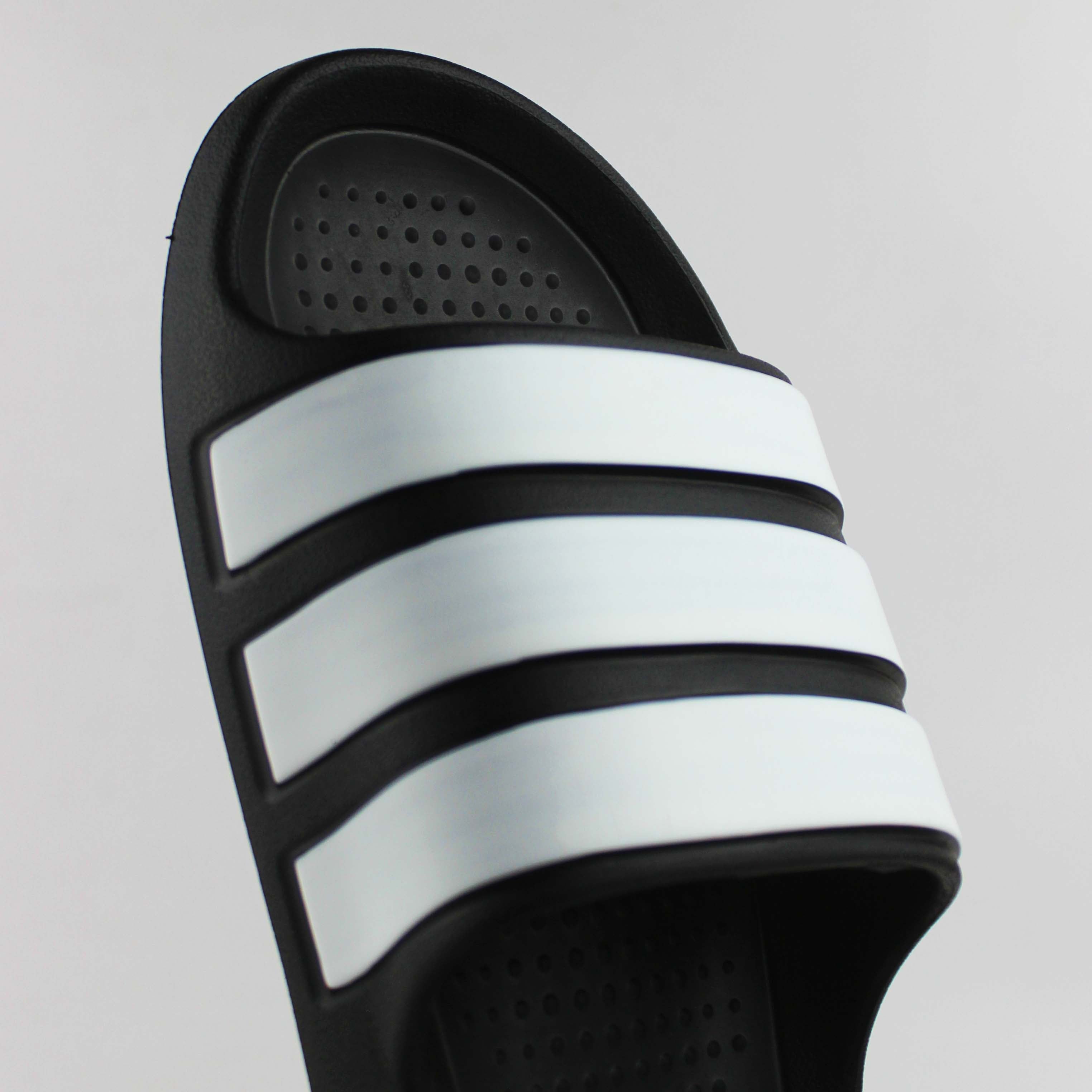 Adilette Flow Slides "Black-White"