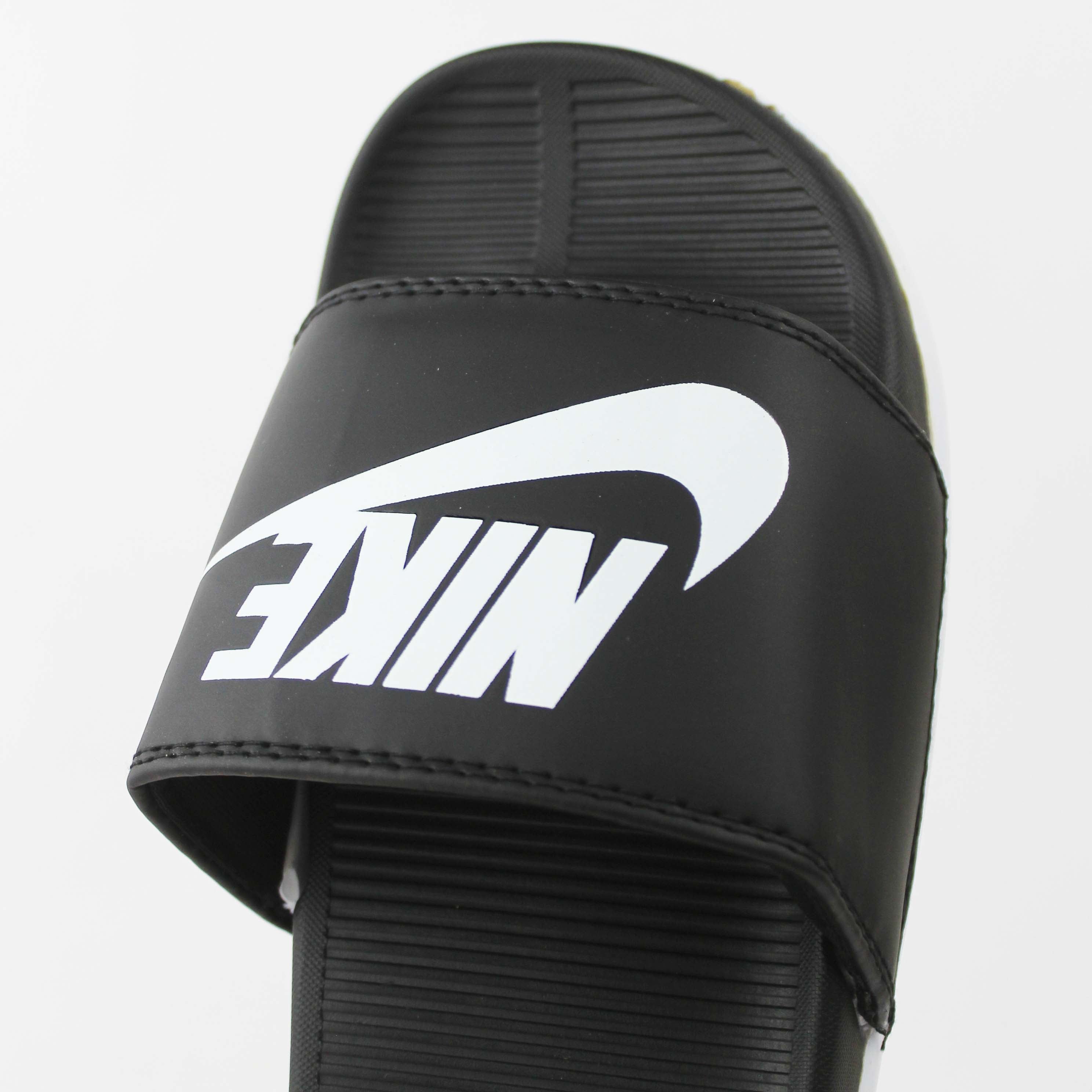 Nike Victori One Slides "Black-White"