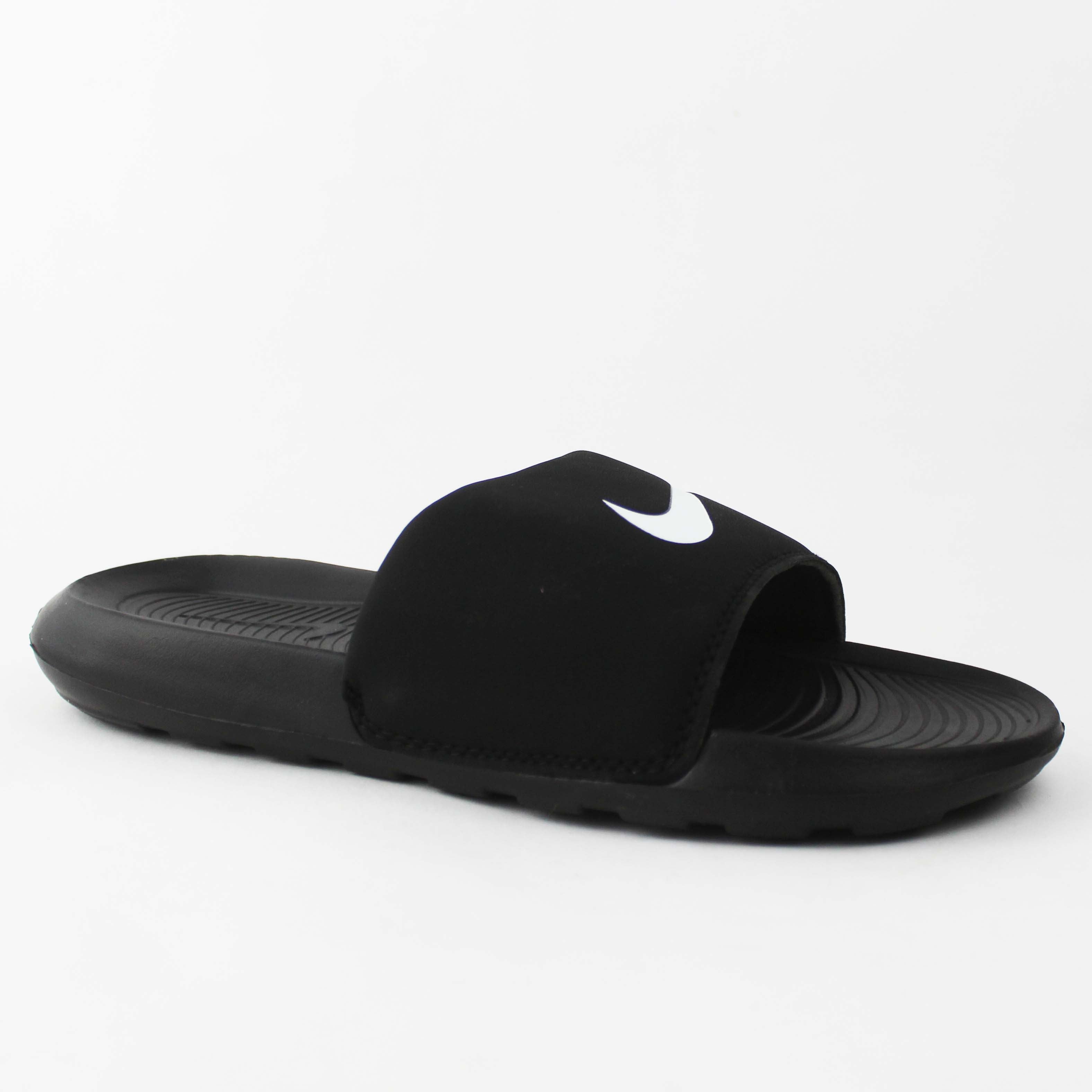 Nike Kawa Slides "Black-White"