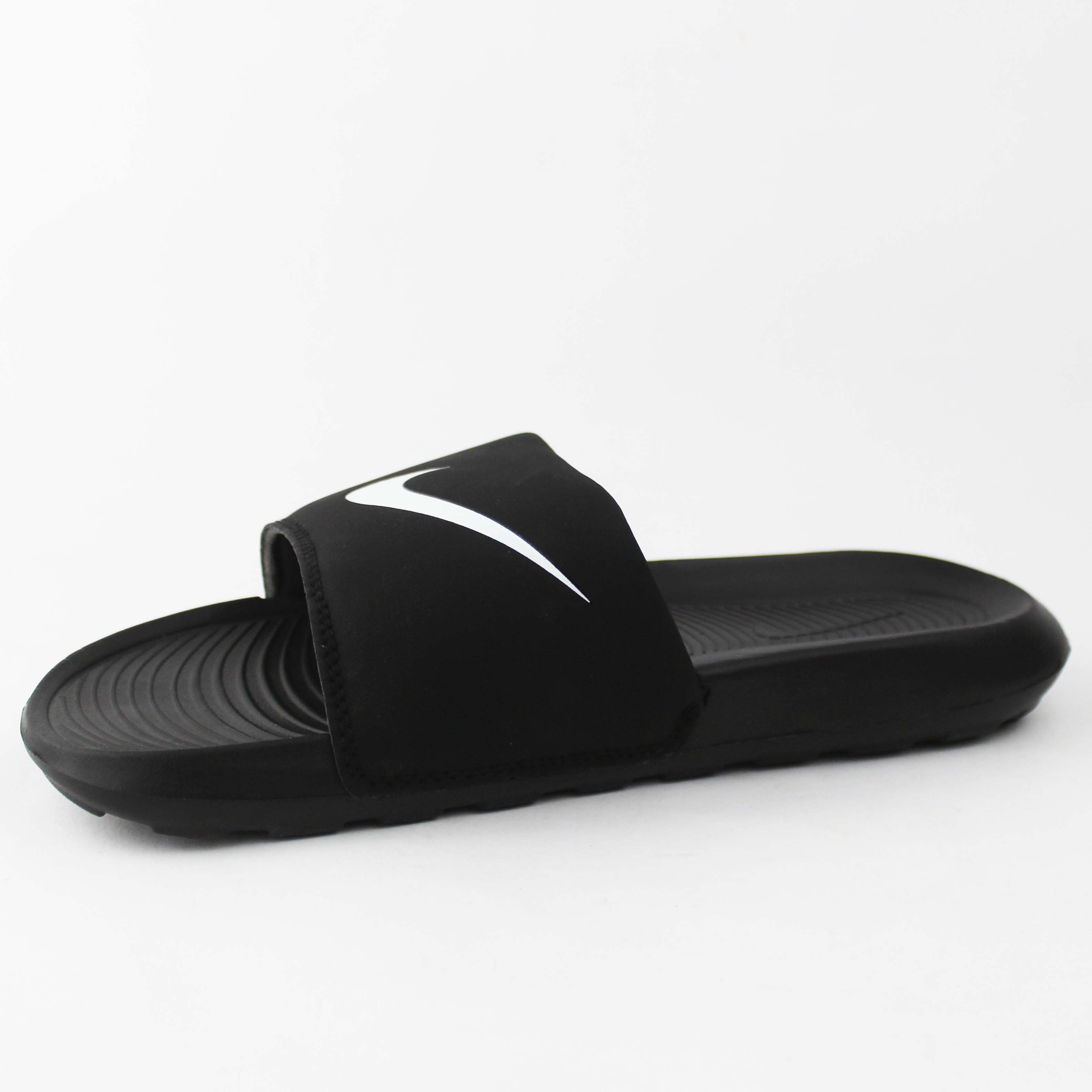 Nike Kawa Slides "Black-White"