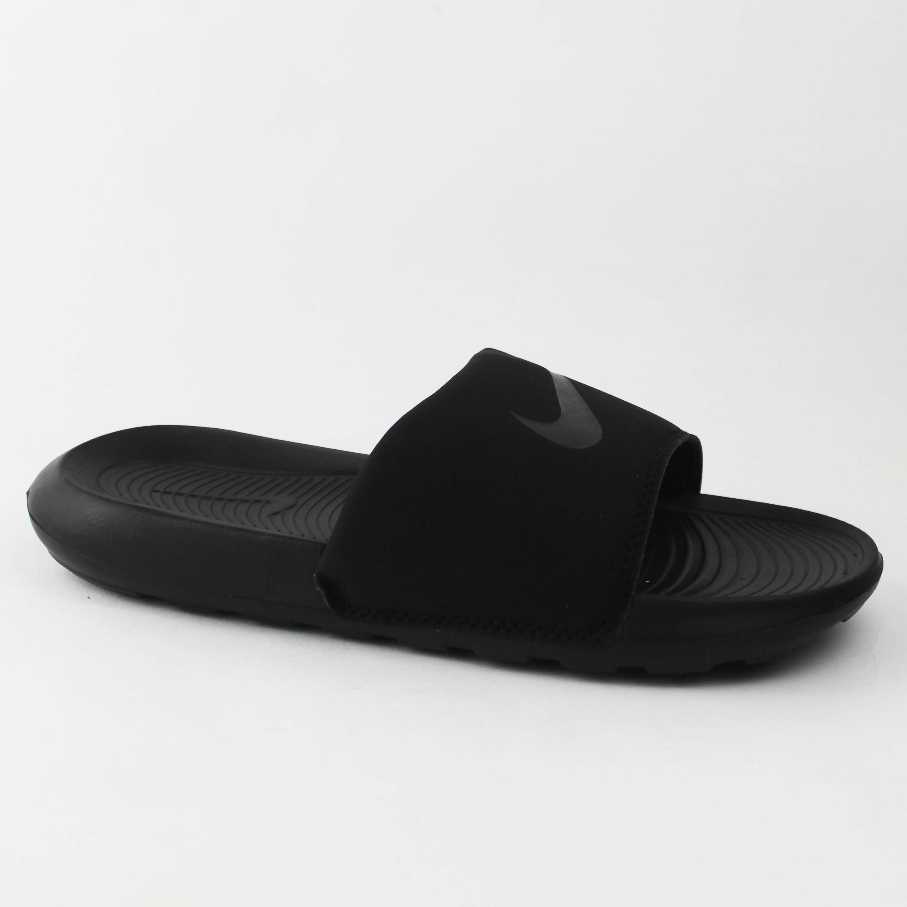 Nike Kawa Slides "Black-Black"