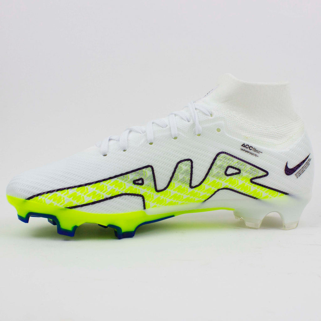 Nike Mercurial AirZoom Superfly 9 FG "White-Green-Imaginary"