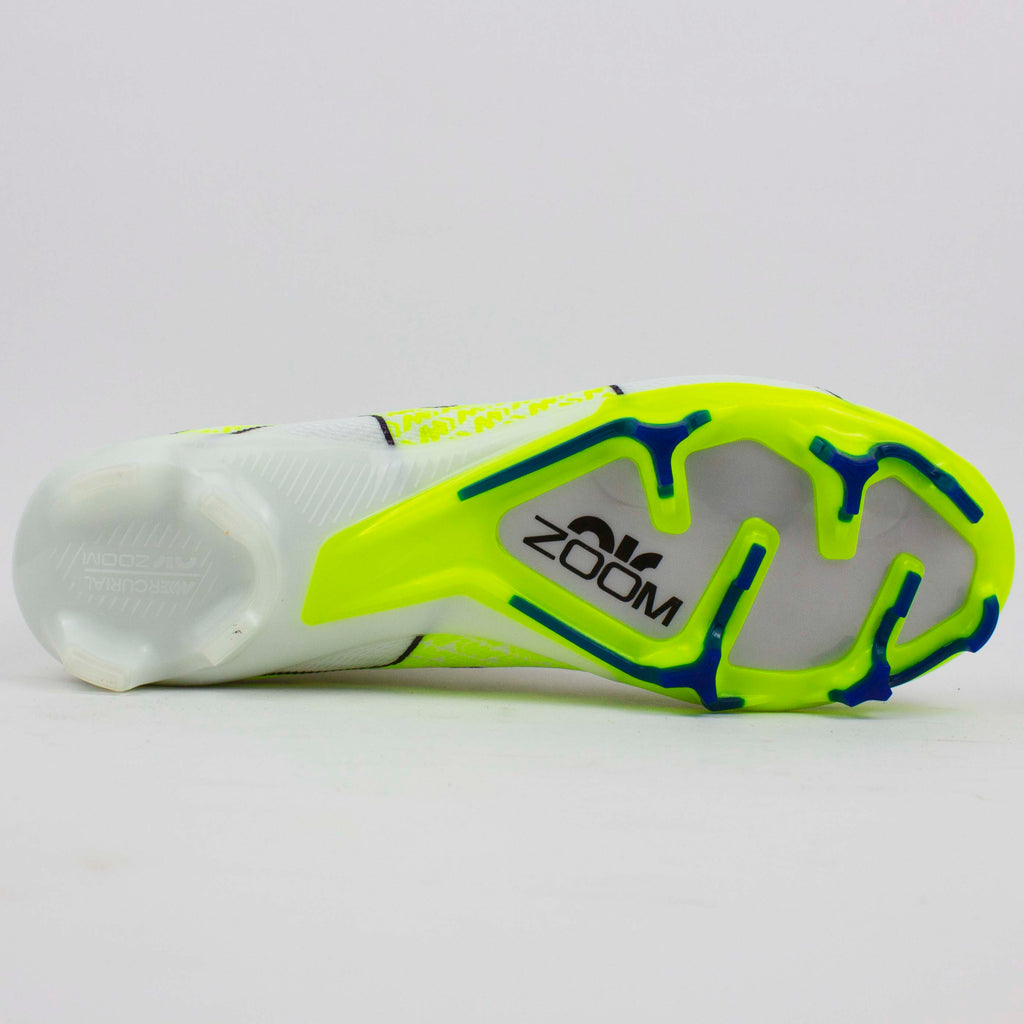 Nike Mercurial AirZoom Superfly 9 FG "White-Green-Imaginary"