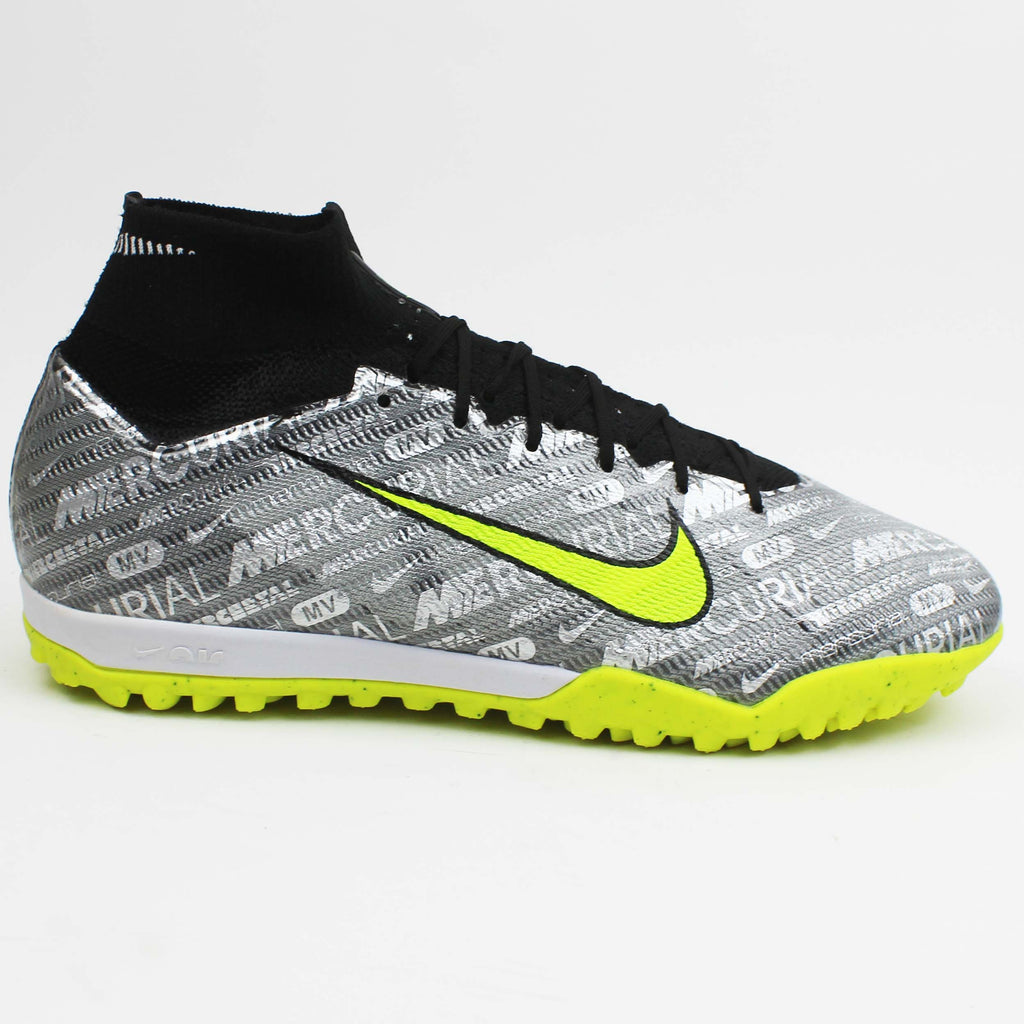 T.Nike Jr. Mercurial AirZoom Superfly 9 "Grey-Yellow"