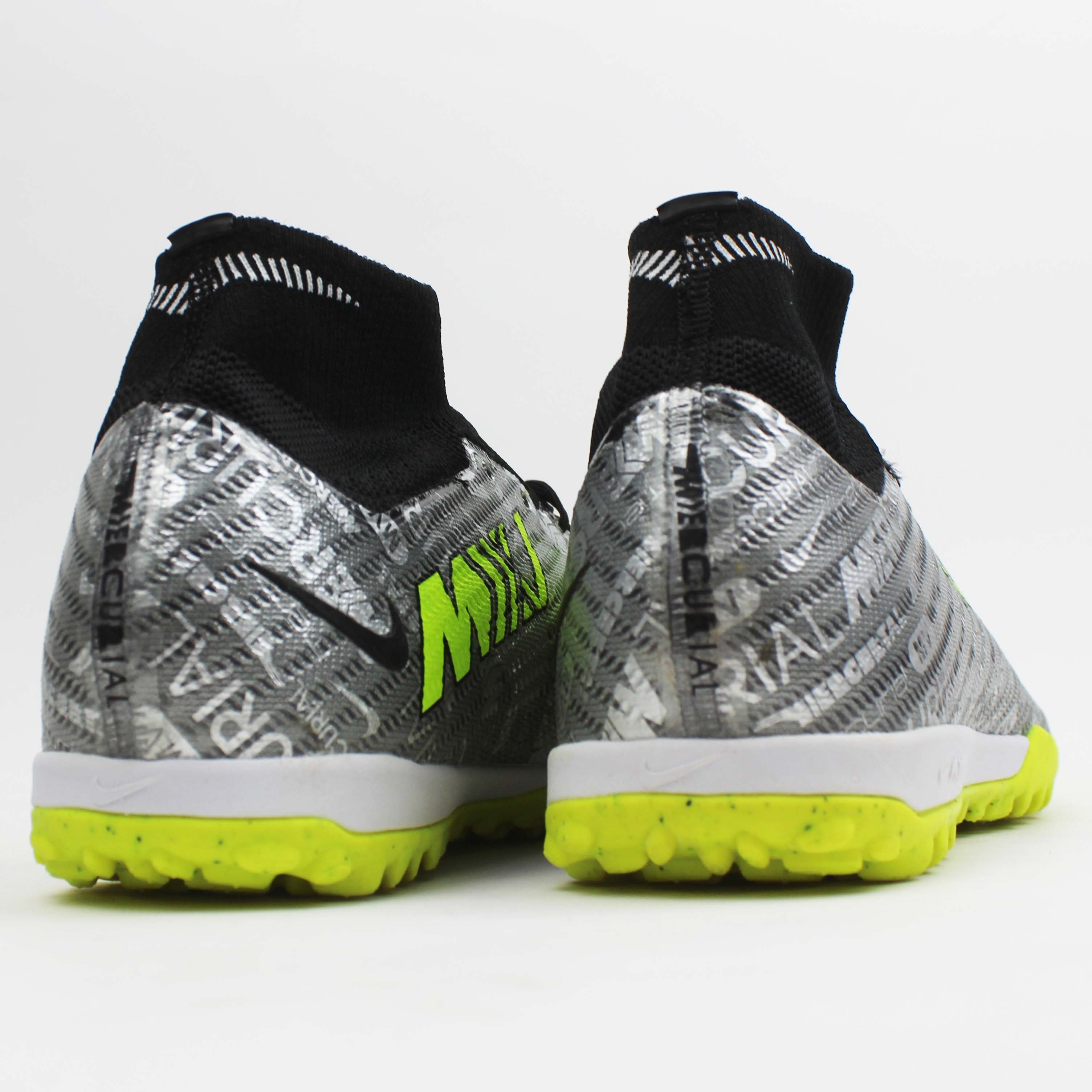T.Nike Jr. Mercurial AirZoom Superfly 9 "Grey-Yellow"