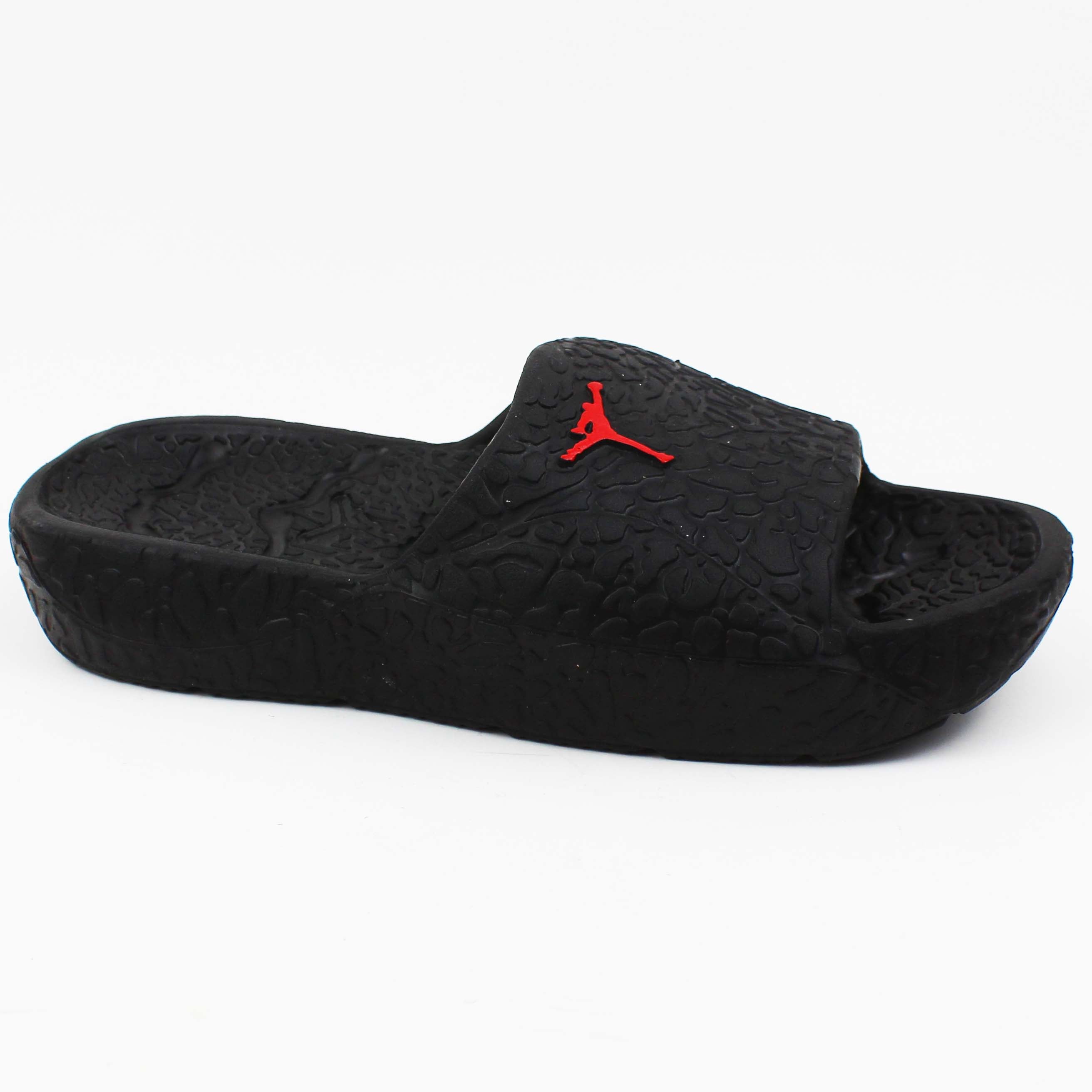 Nike Jordan Franchise Shower Slides "Black-Red"