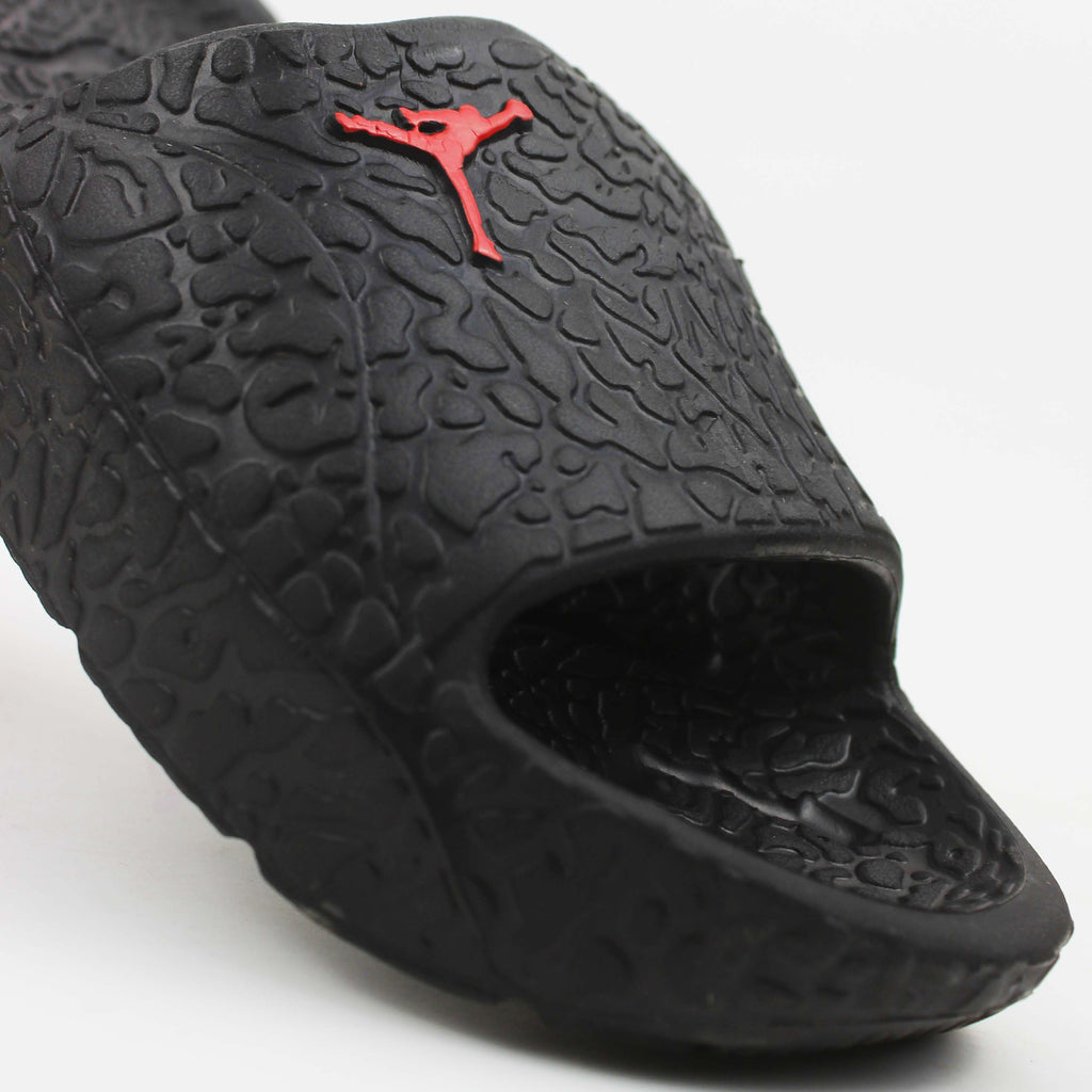 Nike Jordan Franchise Shower Slides "Black-Red"