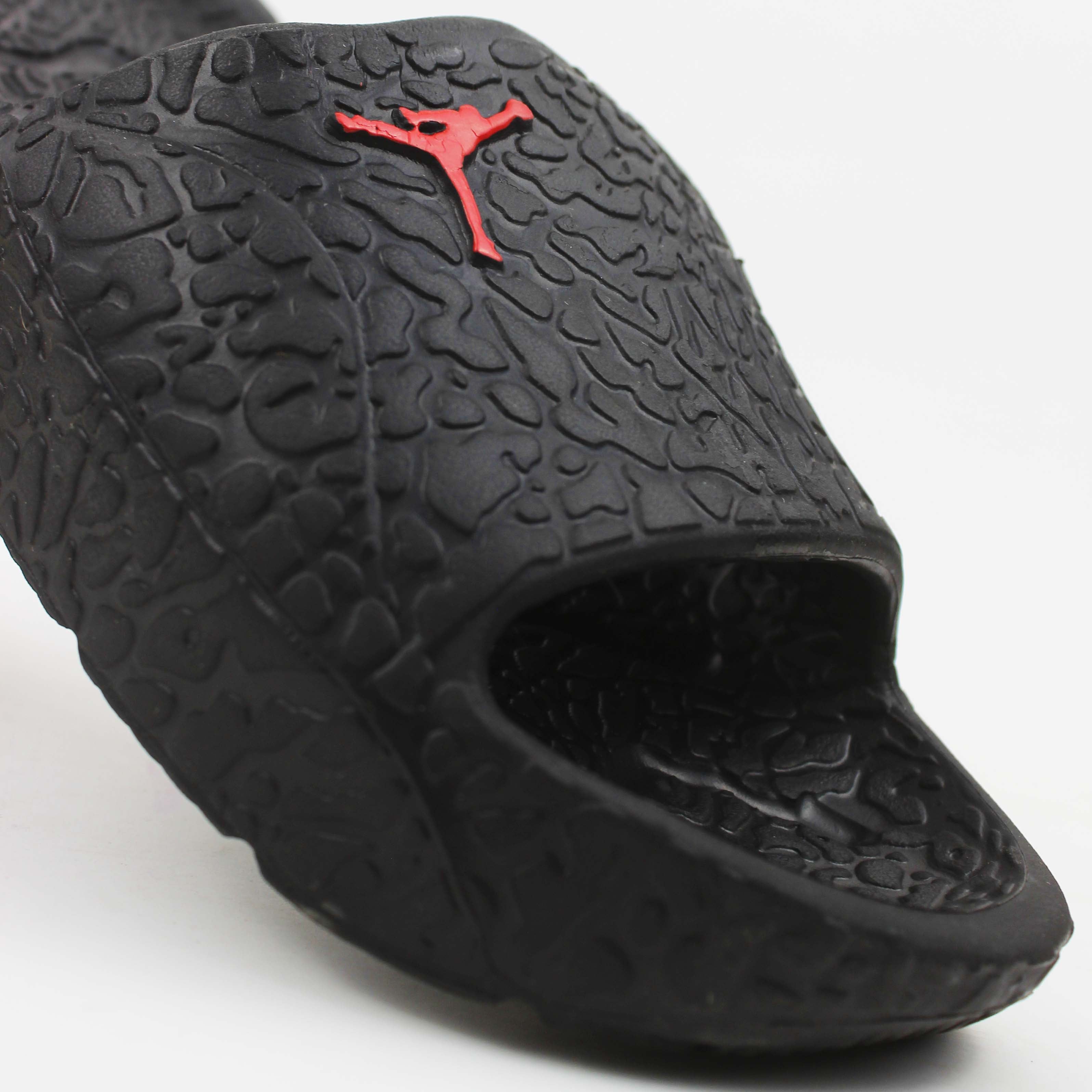 Nike Jordan Franchise Shower Slides "Black-Red"