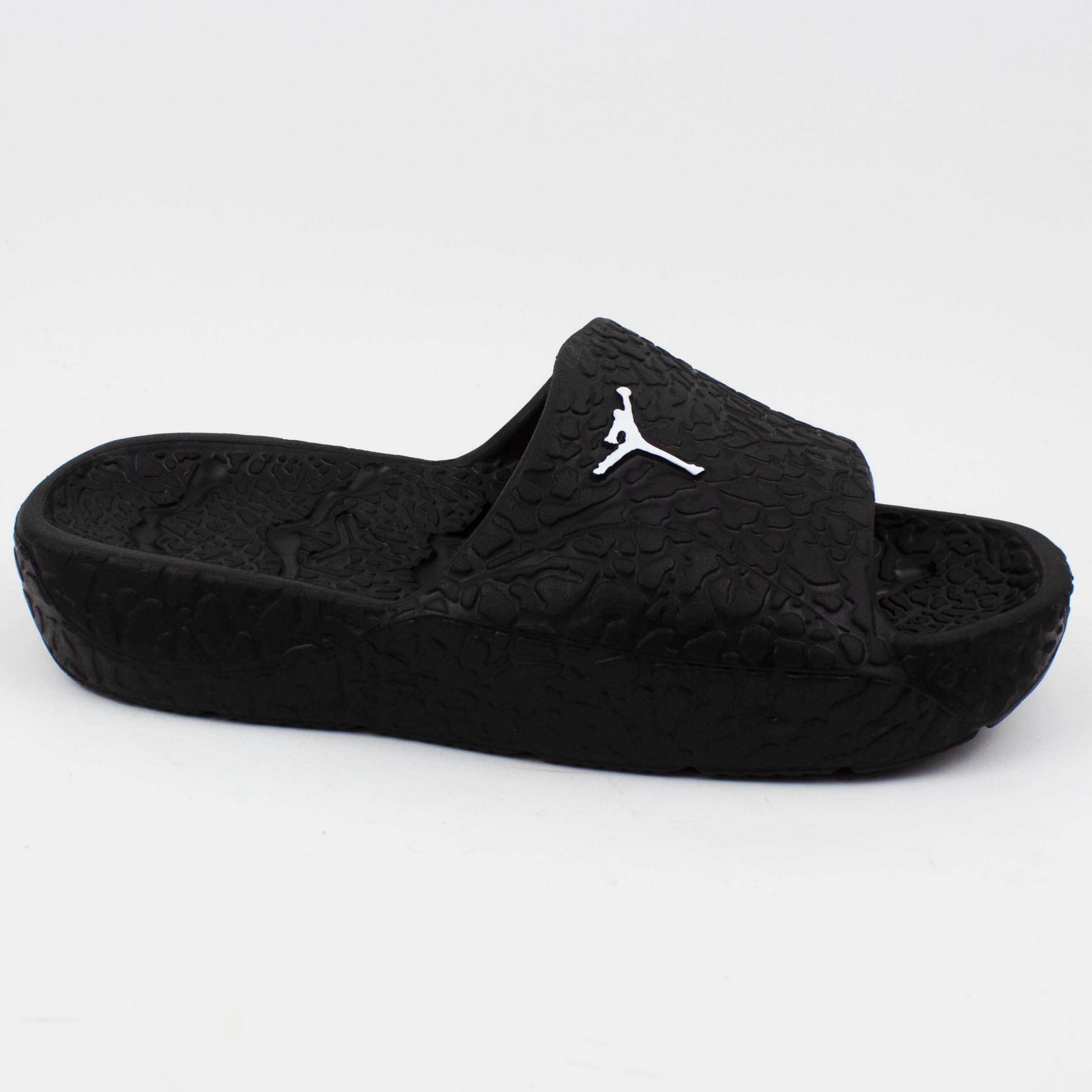 Nike Jordan Franchise Shower Slides "Black-White"