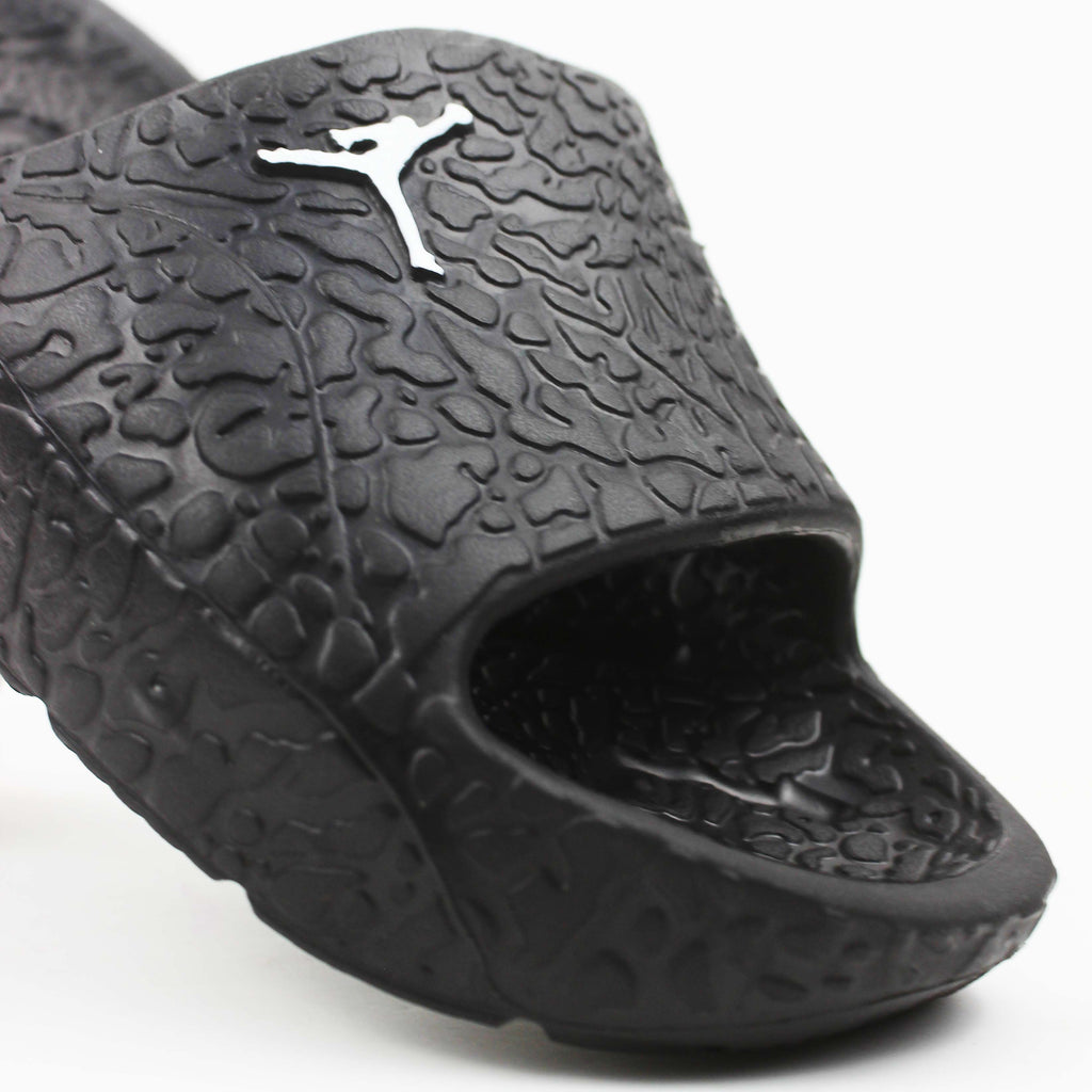 Nike Jordan Franchise Shower Slides "Black-White"