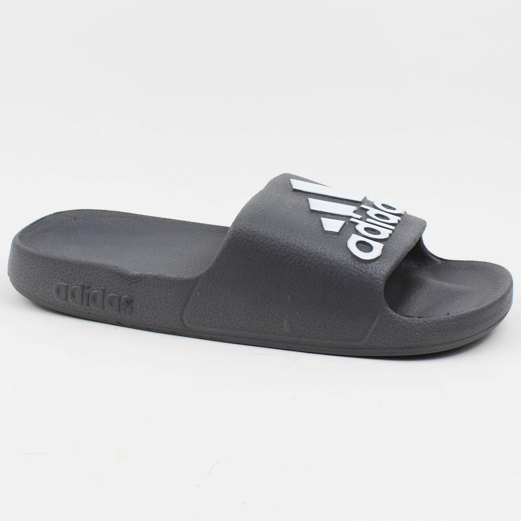 Adilette Aqua Slides "Grey"