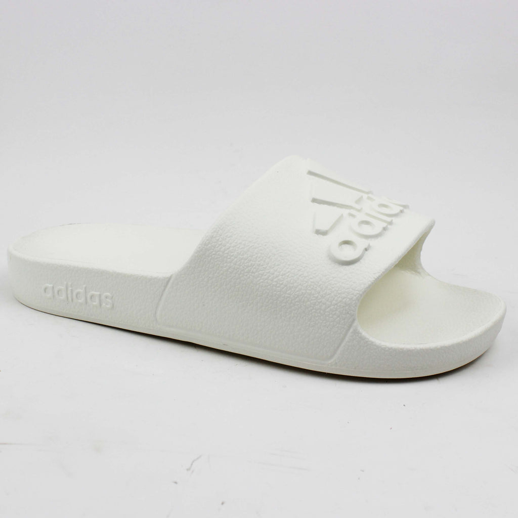 Adilette Aqua Slides "White"