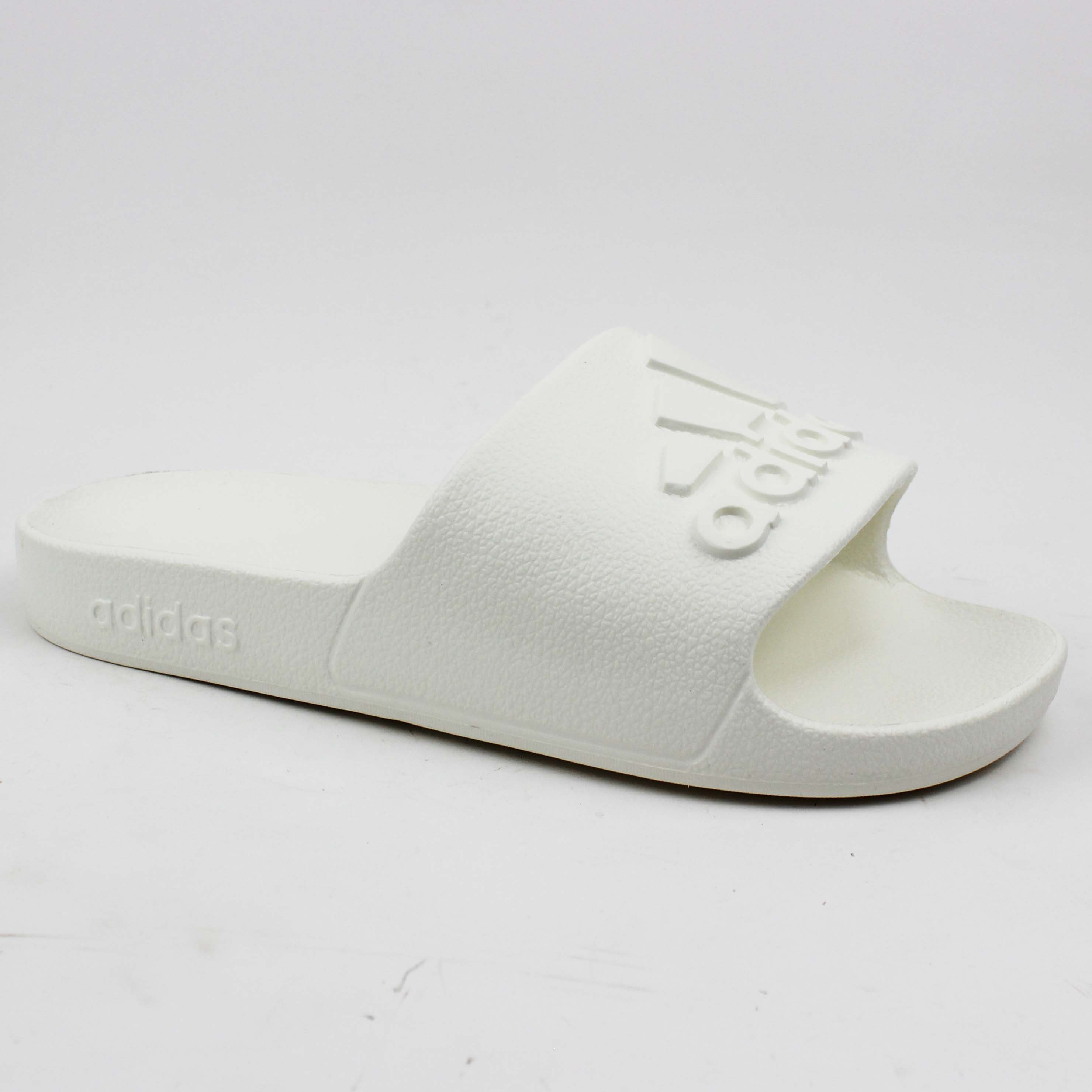 Adilette Aqua Slides "White"