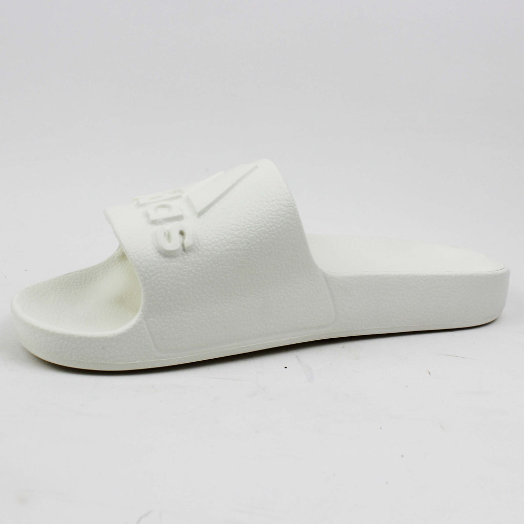 Adilette Aqua Slides "White"