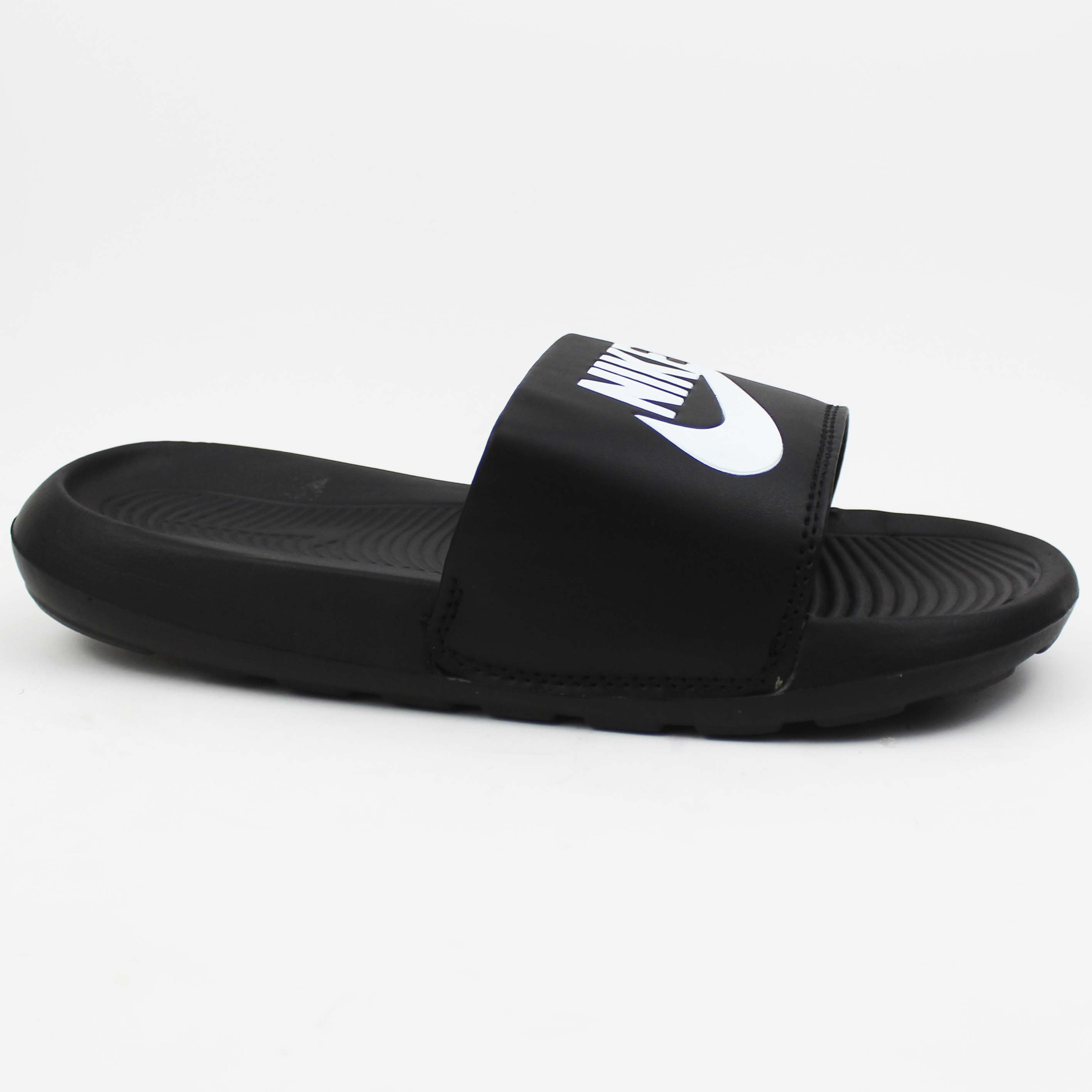 Nike Victori One Slides "Black-White"