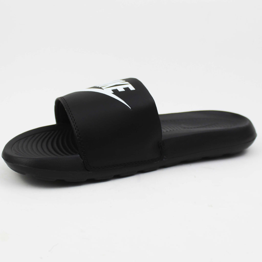 Nike Victori One Slides "Black-White"