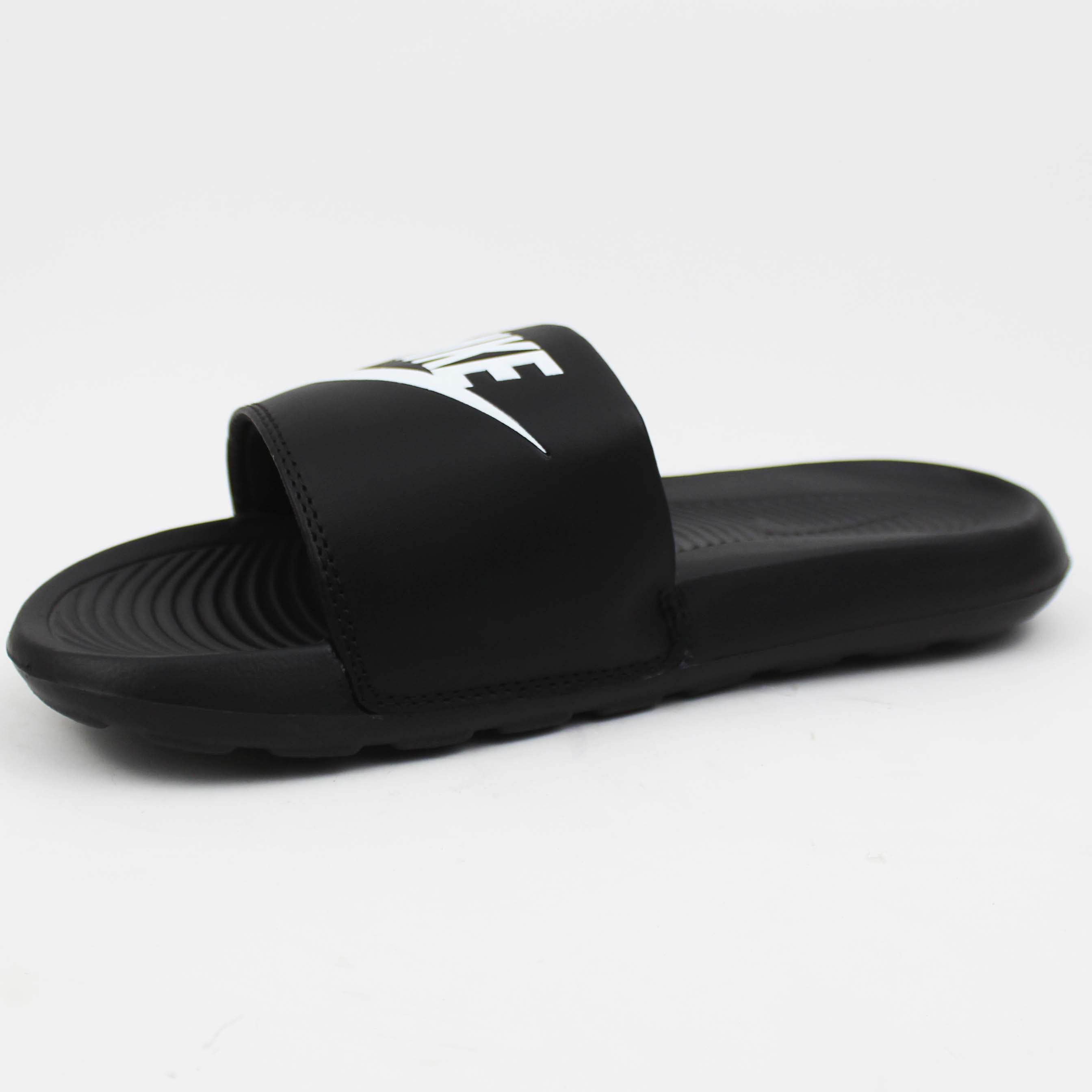 Nike Victori One Slides "Black-White"