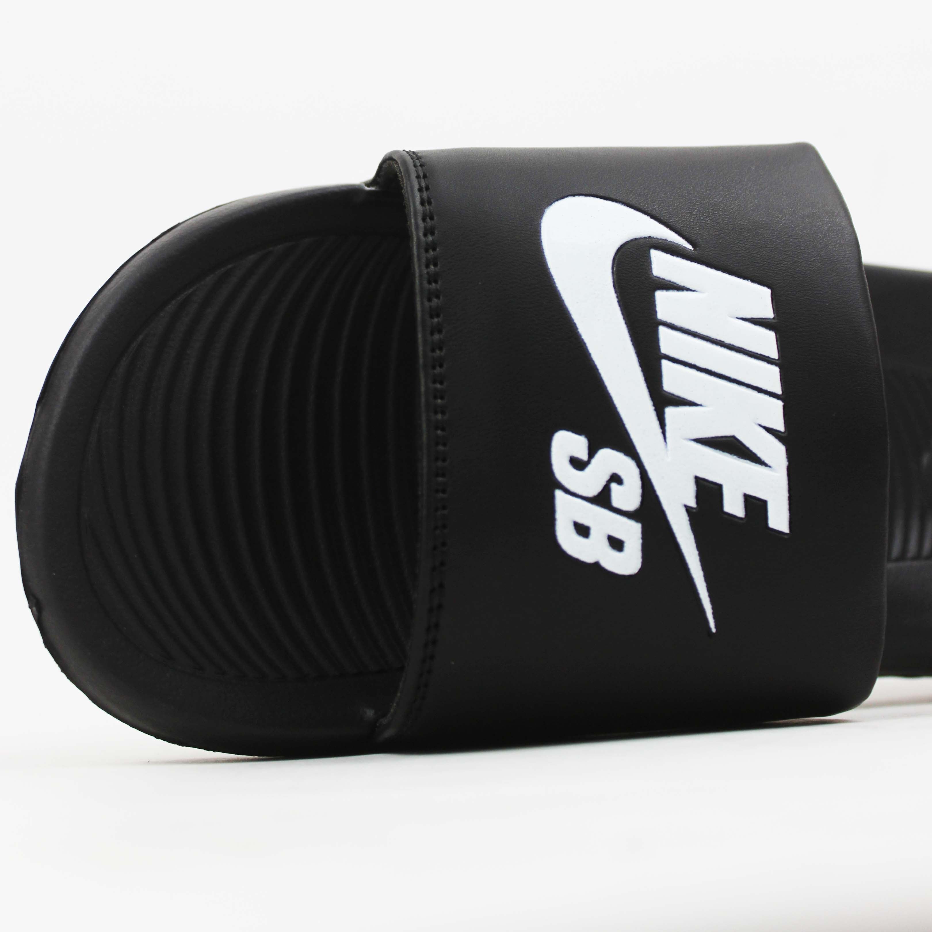 Nike SB Victori One Slides "Black-White"