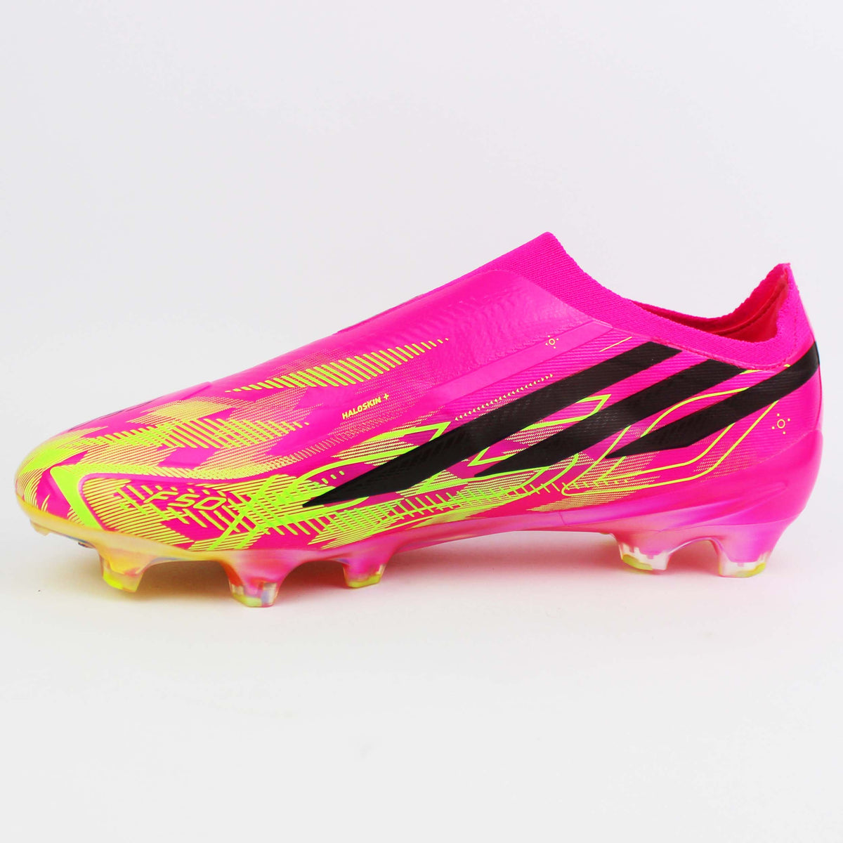 Adidas F50 Hyperfast Laceless "Pink-Yellow-Imaginary"