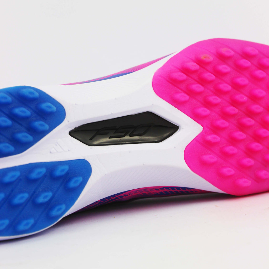 T.Adidas F50 Hyperfast Laceless "Blue-Pink-Imaginary"