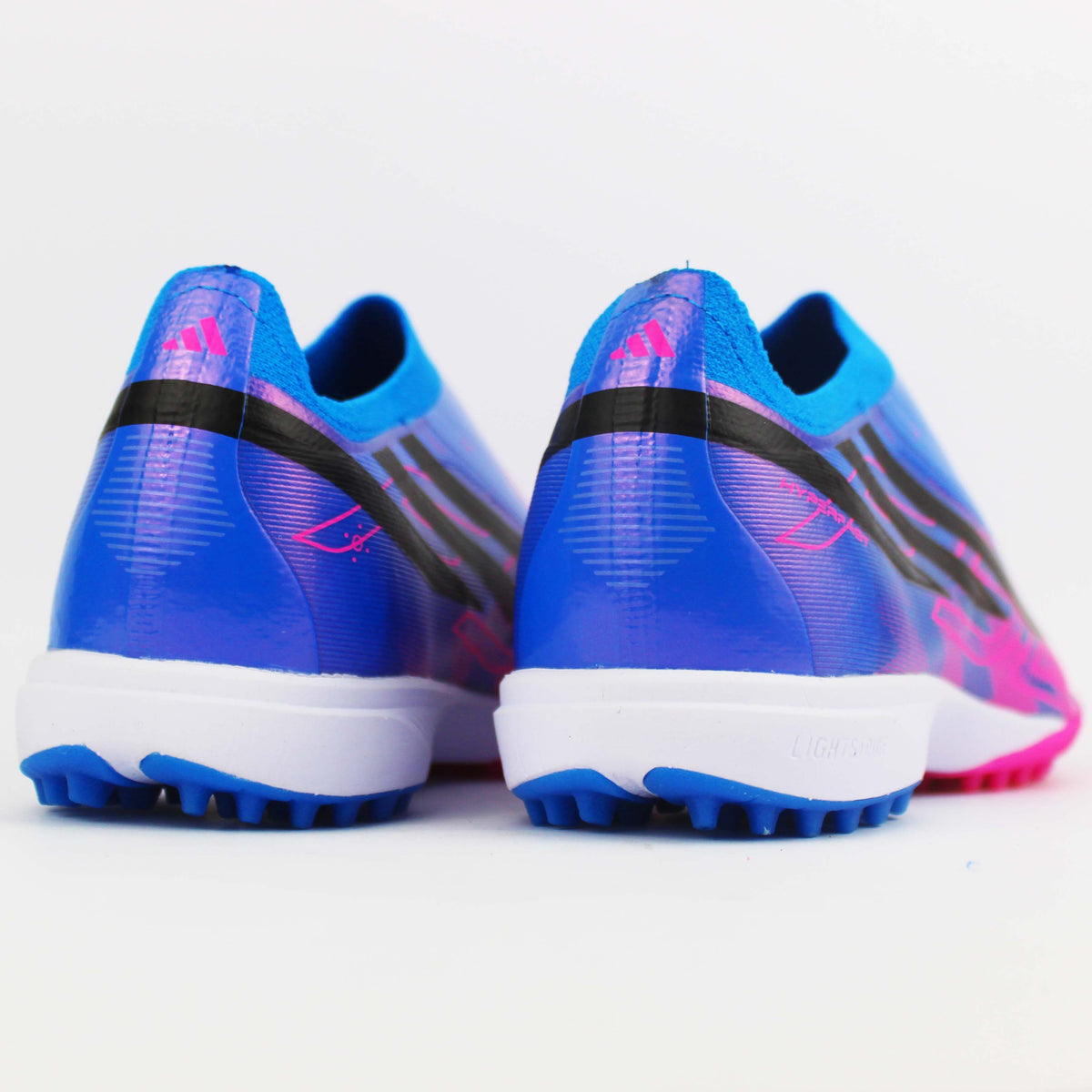T.Adidas F50 Hyperfast Laceless "Blue-Pink-Imaginary"