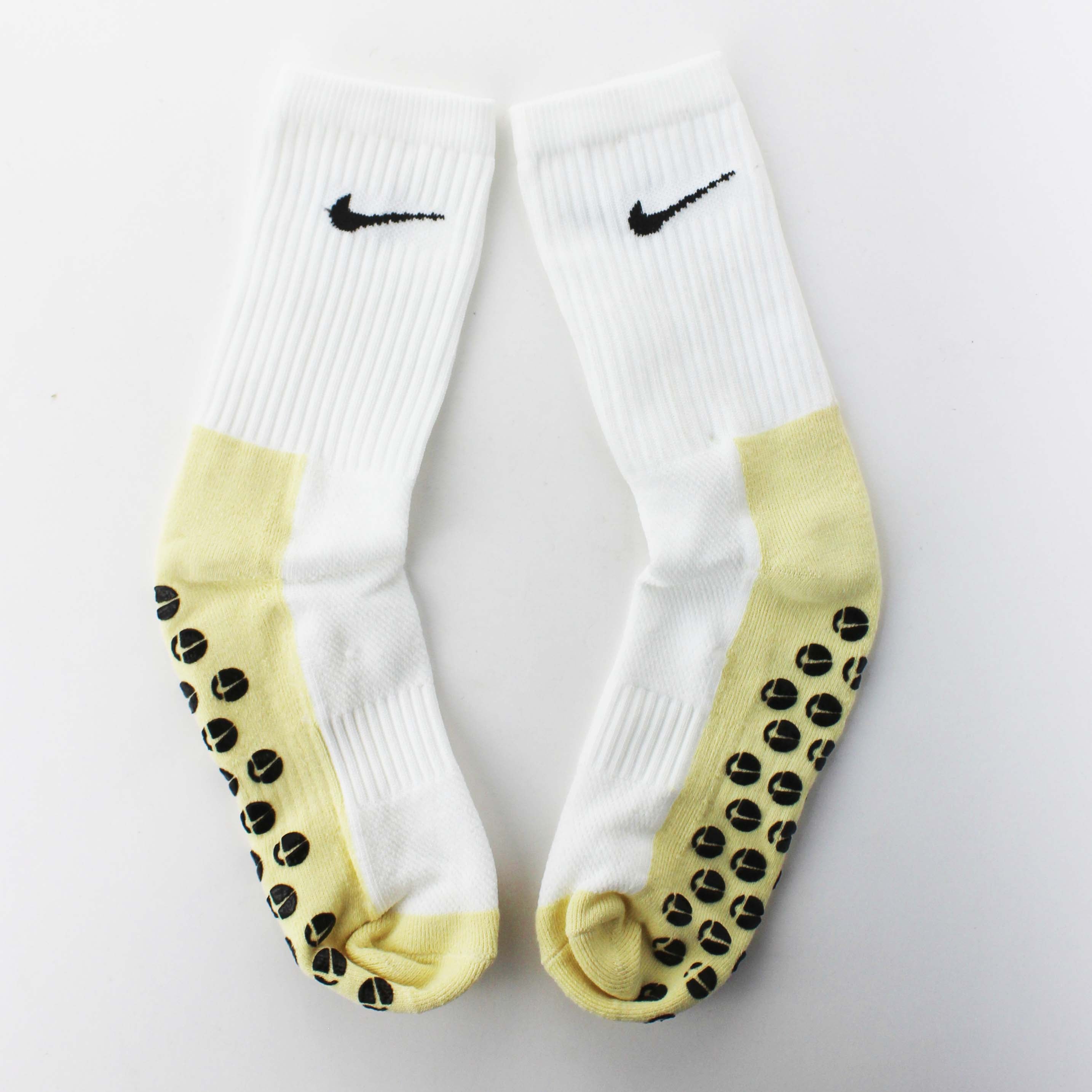 Silicon Training Socks "Nike-White-Yellow"