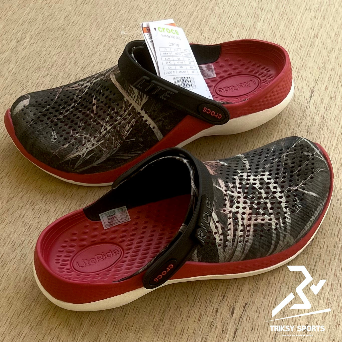 Crocs LiteRide Army-Edition "Red"