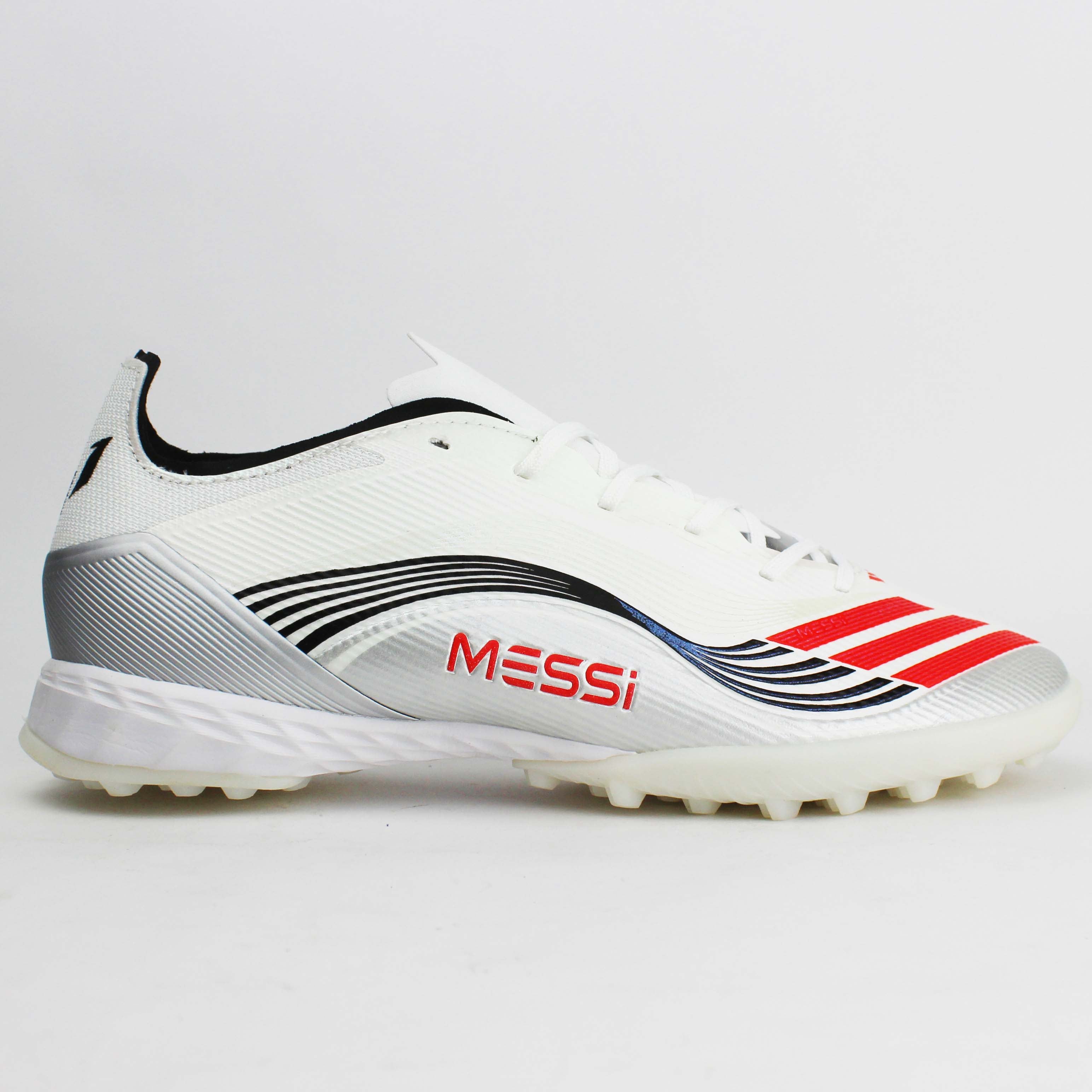T.Adidas F50 Laces "Silver-White"