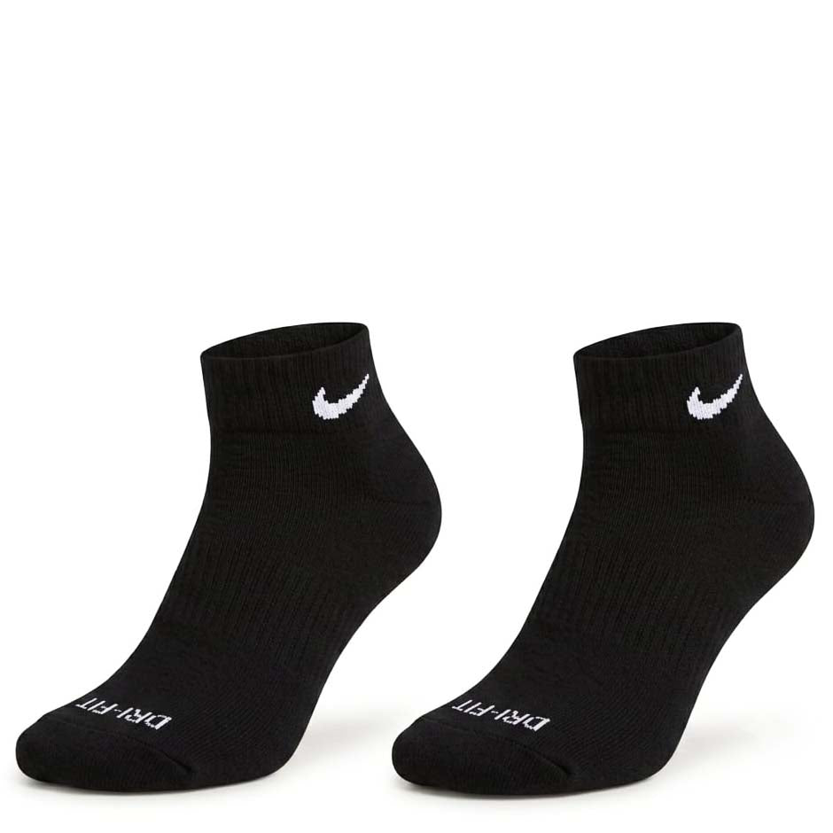 Quarter Everyday Socks "Black Nike Logo"
