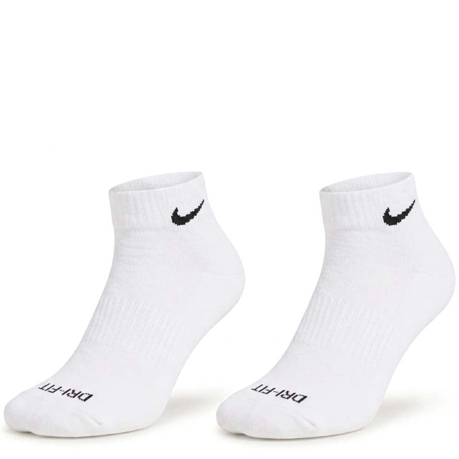 Quarter Everyday Socks "White Nike Logo"