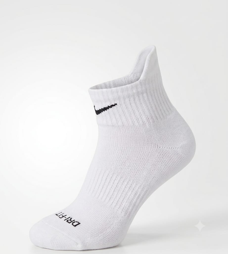 Ankle Tab Everyday Socks "Nike White Logo"