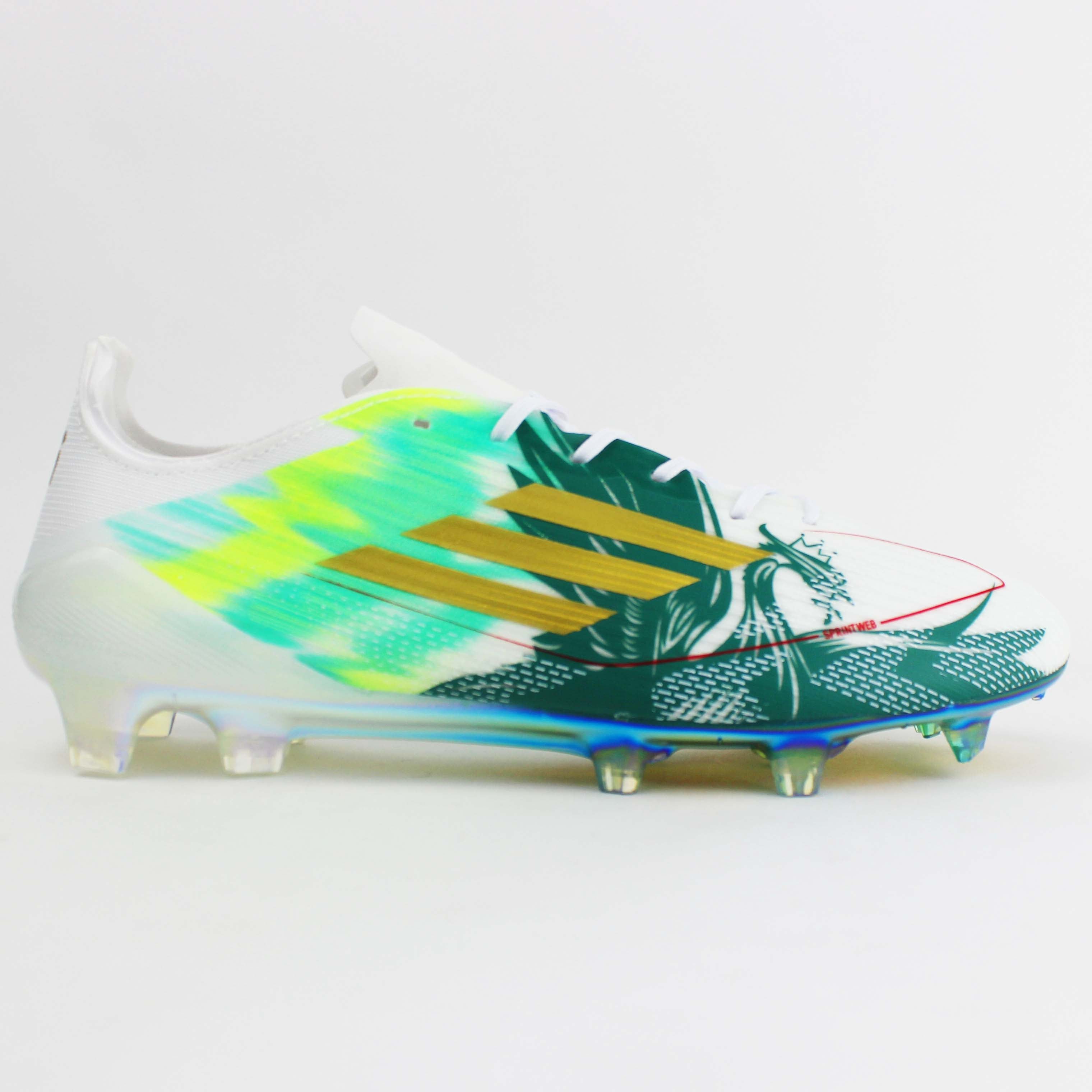 Adidas F50 Laces "White-Green"