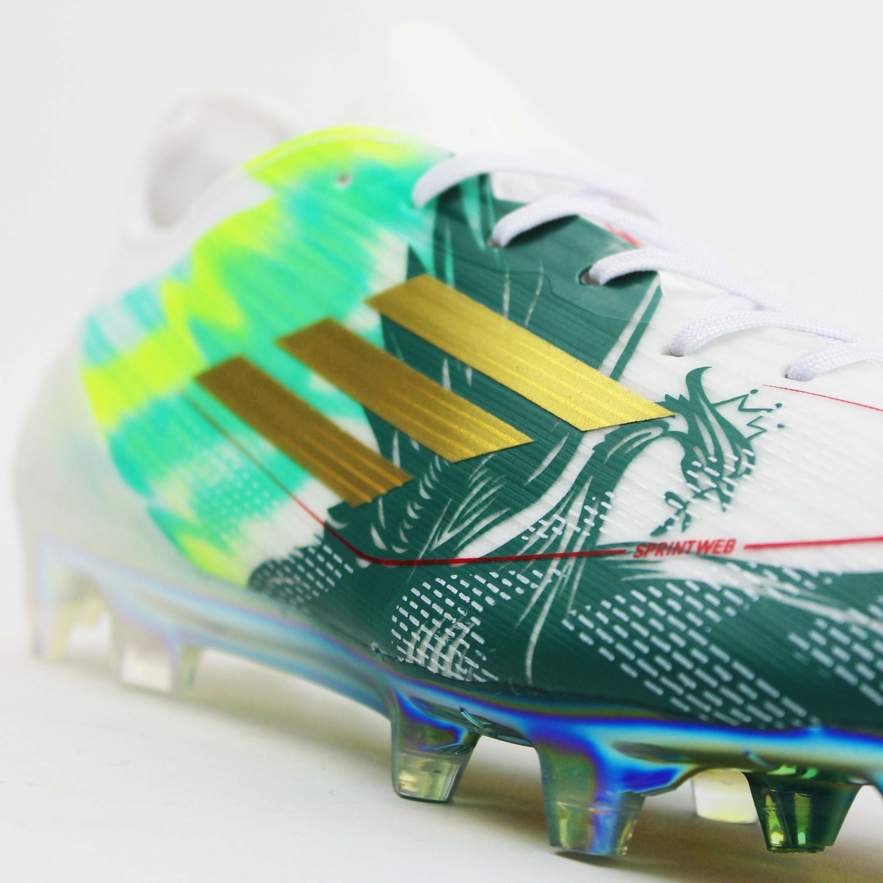 Adidas F50 Laces "White-Green"