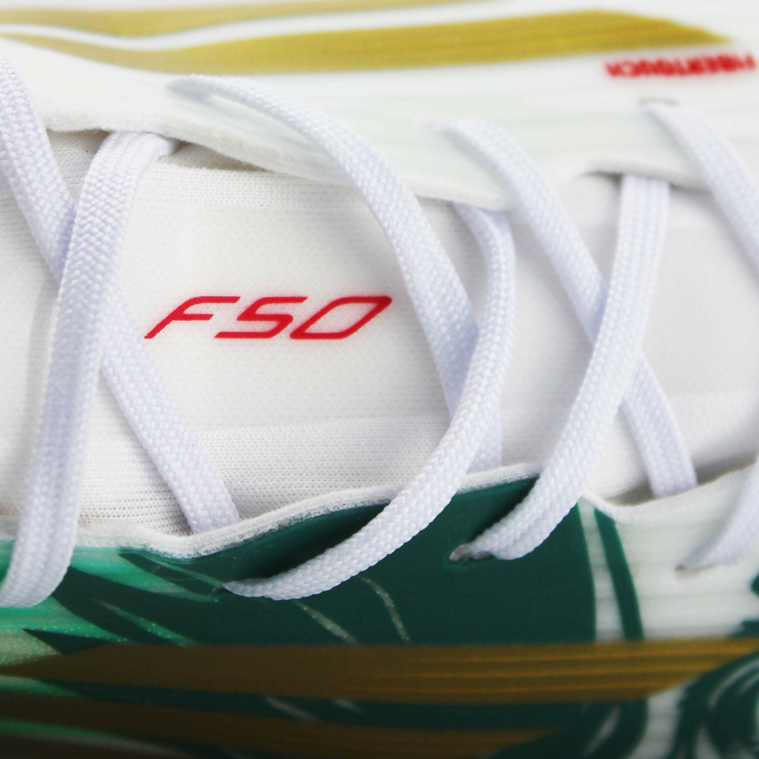 Adidas F50 Laces "White-Green"