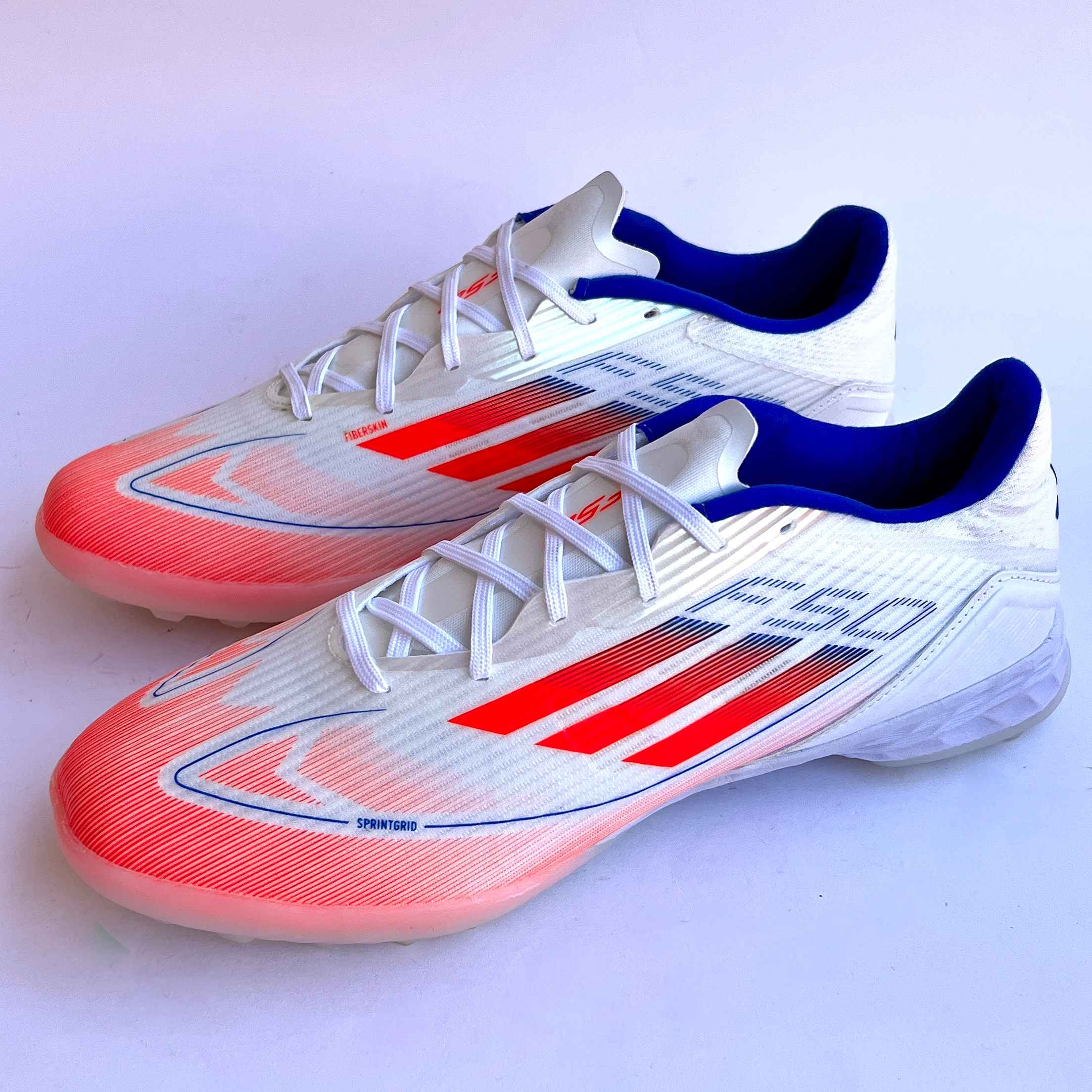 T.Adidas F50 Laces "White-Red"